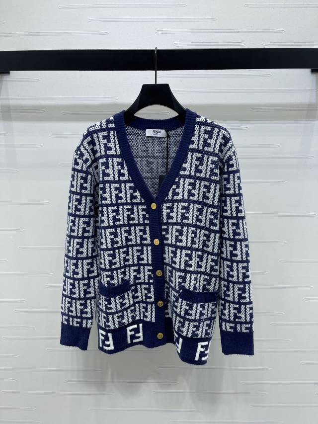 New Arrival! High-Quality Original Fend* 2025 Autumn/Winter Collection! V-Neck L