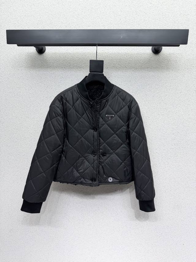 p Brand Triangle Logo Reversible Jacket, made of imported material, comfortable