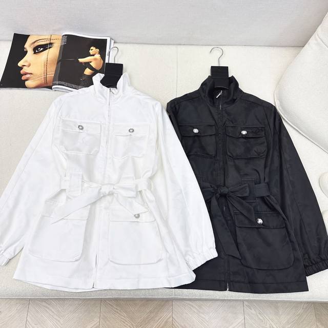 A must-have fashion item! C-brand 25Ss Fall/Winter newest jacquard stand-collar