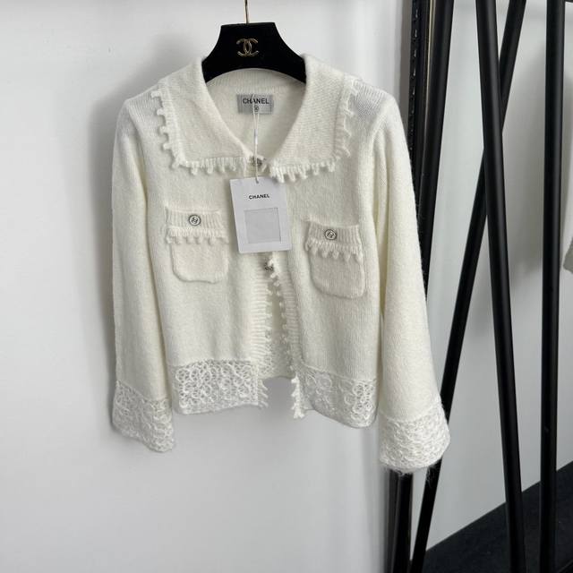 Style No. 20257229 Chanel* New Chanel-style openwork hem lapel long-sleeved kni