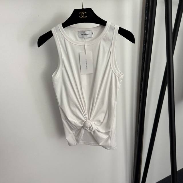 Style No. 20256572 Magda Butry* New button-knot pleated waist slim-fit pure cot