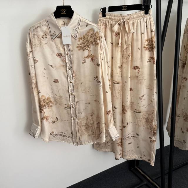 Style No. 20257153 Zimmermann* New Suit: Elegant long-sleeved shirt with butter