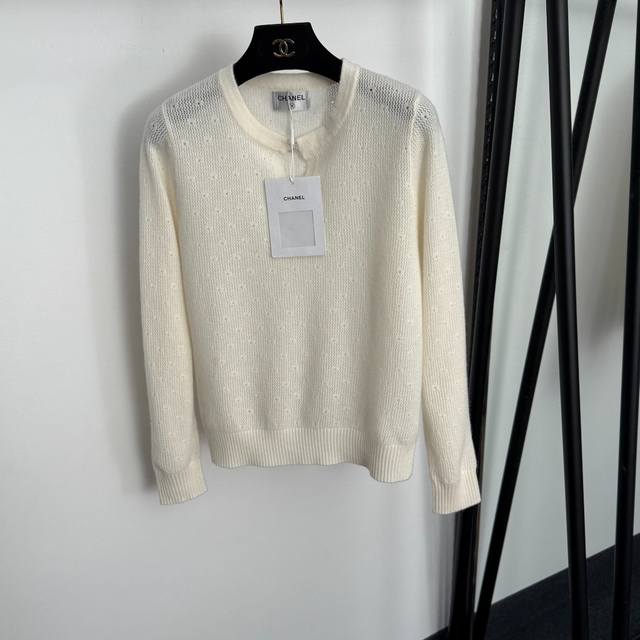 Style No. 20257137 Chanel* New Style 100% Wool Hollow-out Rhinestone Button Hal