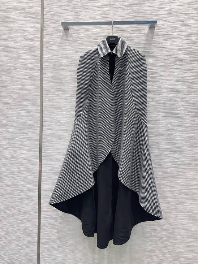 Christian Dio* 2025Fw New Arrival Versatile Fashion Cape Coat Classic yet stylis