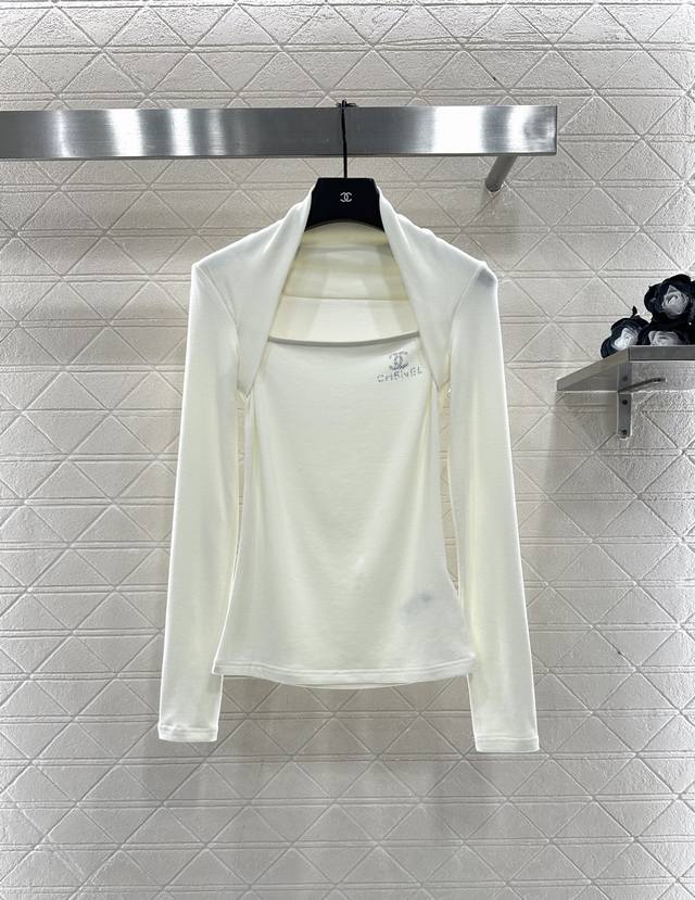 Chane*2025 New Arrival Slim Fit Rhinestone Top Custom Yb imported cotton wool ma