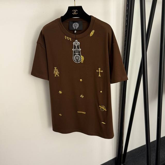 Style No. 20257103 Chrome Hearts *New High-End Custom-Made Fashion Short-Sleeve