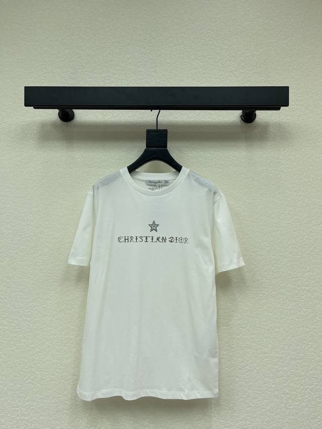 Dio*26 Early Spring New Round Neck Printed Short-Sleeve T-Shirt. Made from custo