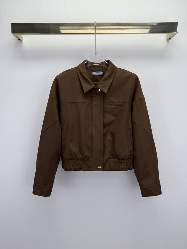 prad* 25Ss Autumn/Winter New Vintage Style Jacket, High-End Custom Series, Custo