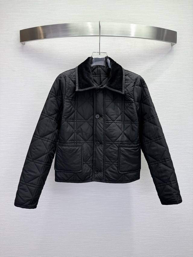 Dio* 25Ss Autumn/Winter New Corduroy Lapel Jacket/Coat with Cannage Pattern and