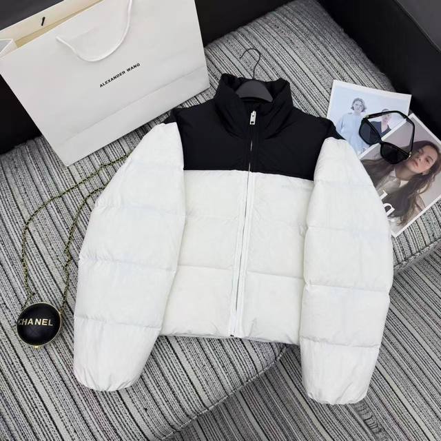 Highly recommend Alexander W*Ng 25Fw Fall/Winter New Color-Blocked Rectangular