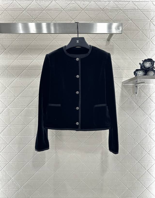 Dio*2025 New Arrival Velvet Long-Sleeved Blazer Custom-made imported velvet mate