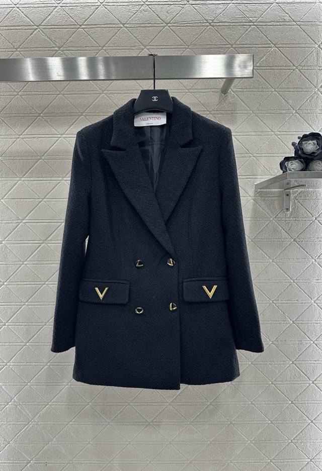 Valentin*2025 New Arrival Gold-Label Padded Shoulder Blazer Custom-made imported