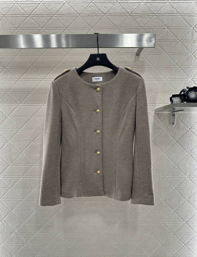 Celin*2025 New Arrival Round Neck Suit Jacket and Trousers Set Custom-made impor