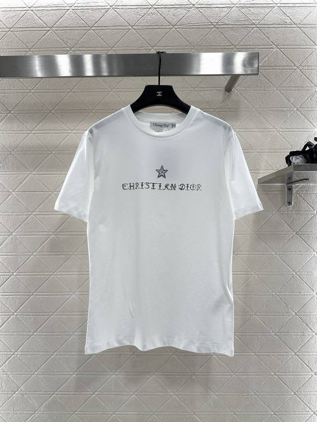 Dio*2025 New Arrival Crew Neck Printed T-Shirt. Made of custom Yb original pure