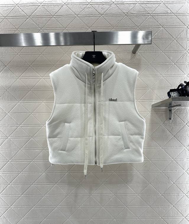 Chane*2025 New Arrival Hooded Wool Cotton Vest and Pants Set Made of custom Yb w