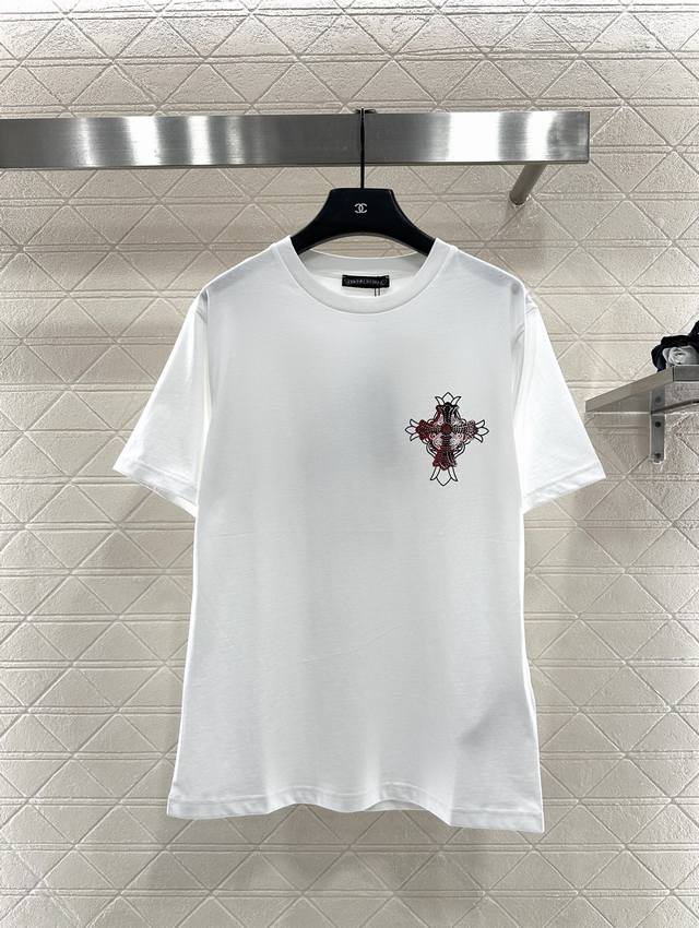 Chrome Hear*2025 New Arrival Printed Rhinestone Crew Neck Custom Yb Original 100