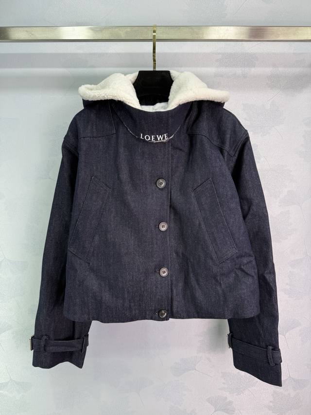 Loe*25 Autumn/Winter New Fashionable Outfit! Original Blue Denim Quilted Jacket!