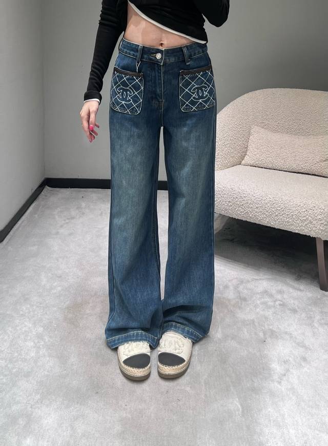 Chan*L 2025Fw Autumn/Winter New Collection Pocket Denim. Crafted from classic de