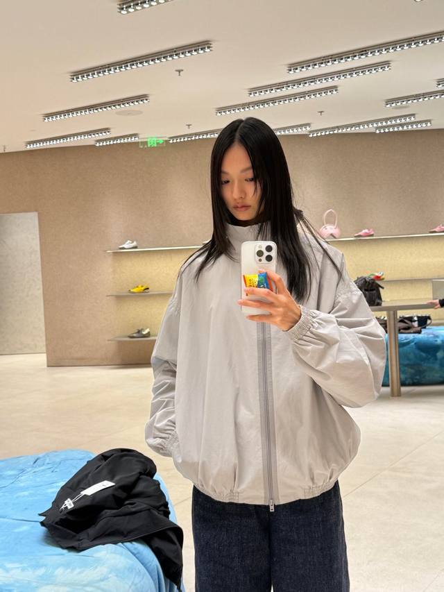 Acne Studi* 25Fw Early Autumn New Arrival 1996 Letter Embroidery Zipper Stand Co