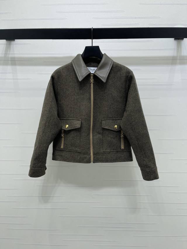 New Arrival! High-Quality Original Celin 2025 Autumn/Winter Collection! Lapel-t