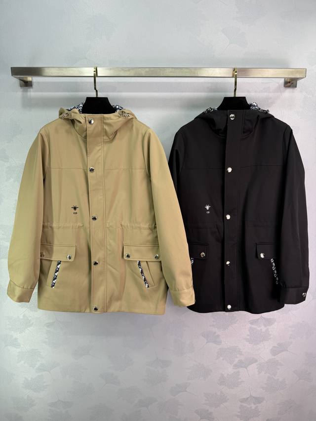 Dio*25 New Hooded Drawstring Waist Trench Coat, Custom Yb Imported Material, Stu