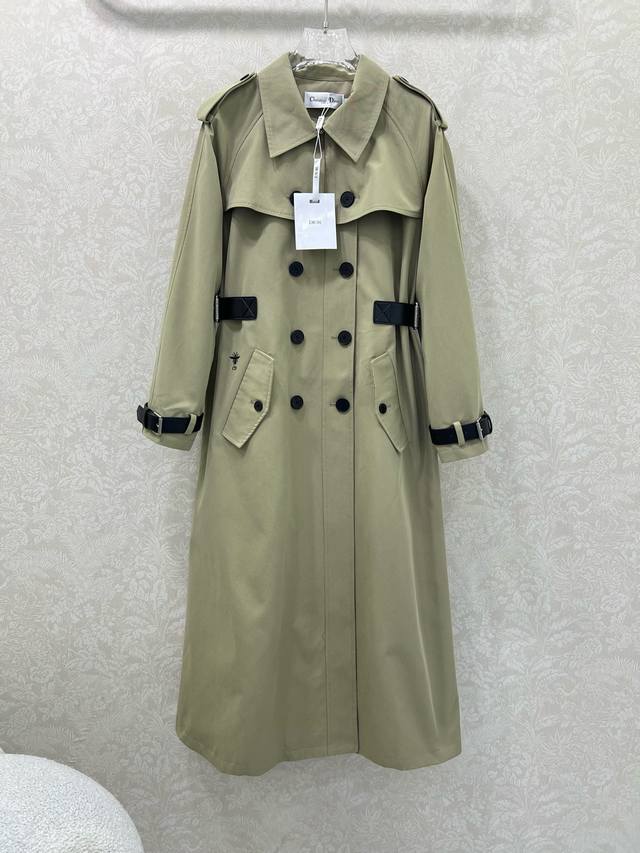 Dio* 2025 Autumn/Winter New Lapel Belted Trench Coat. This year's new color is s