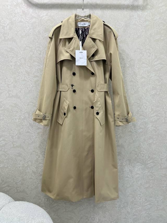 Dio* 2025 Autumn/Winter New Lapel Belted Trench Coat - This is sure to catch you