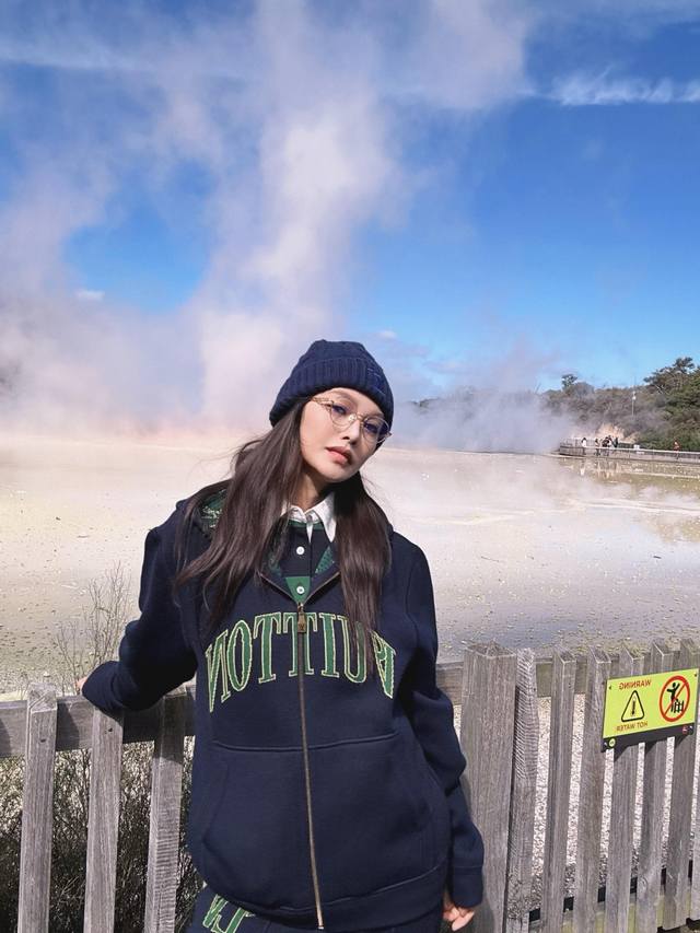 Louis Vuitto* 25Fw Autumn/Winter New Reversible Knit Hooded Jacket | Exclusive Y