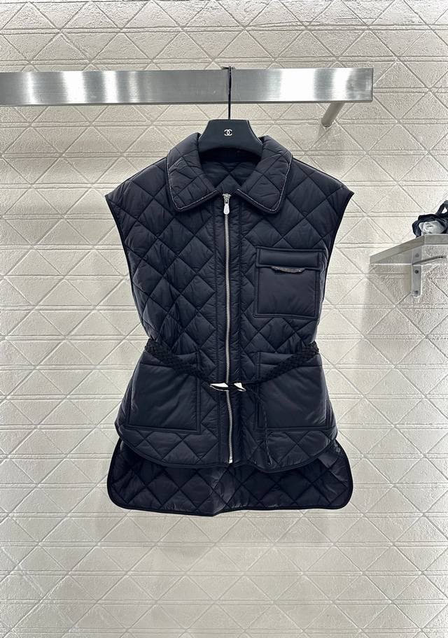 Brunello Cucin*2025 New Arrival Belted Collar Cotton Vest Custom Yb imported win