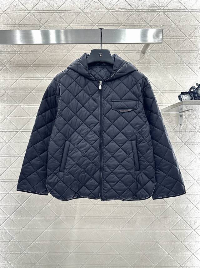 Brunello Cucin*2025 New Arrival Color-blocked Hooded Cotton Jacket Custom Yb imp