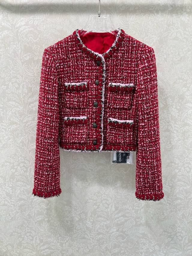 Chan*L 25K High-End Handcrafted Collection New Arrival: Red Tweed with Four Pock