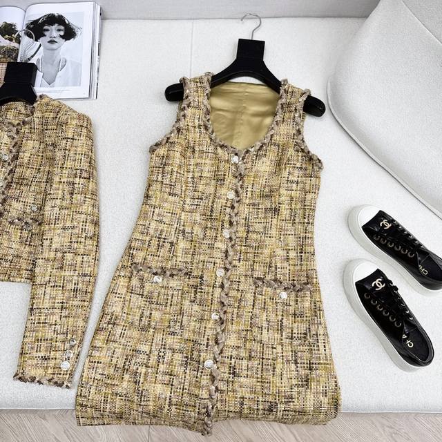 C Brand 25Ss Autumn/Winter Newest Woven Sleeveless Dress. Exclusively developed