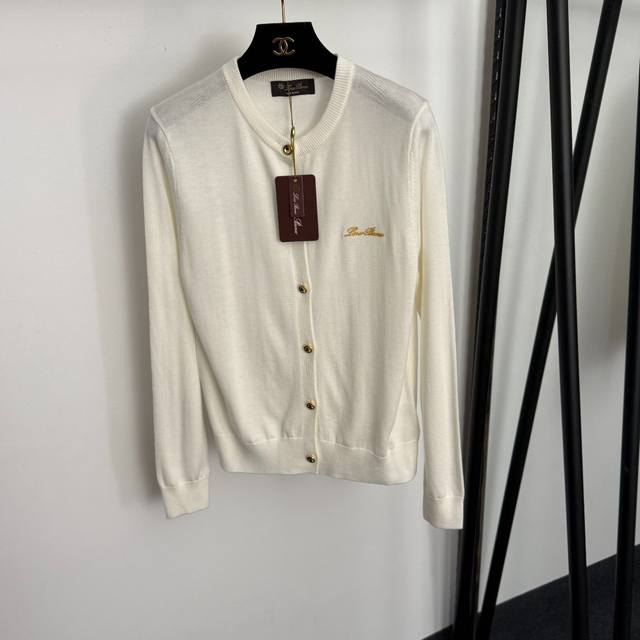 Style No. 20256994 Loro Piana*Lp New Logo Embroidered Letter Custom Gold Button