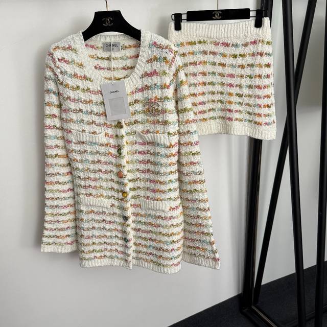 Style No. 20256990 Chanel* New Set: Chanel Logo Brooch, Colorful Buttons, Glitt