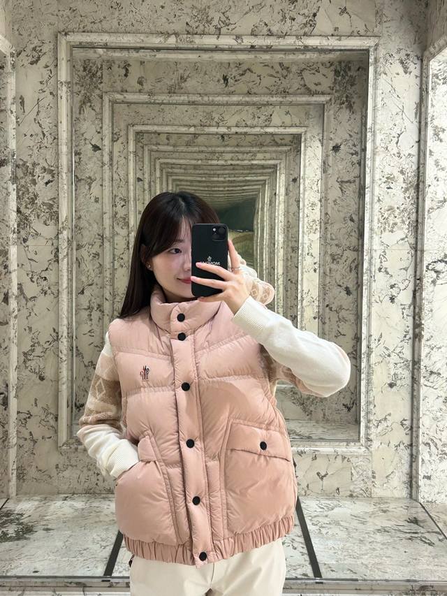 Mon*Ler 25Fw Autumn/Winter Outdoor Skiing Series New Stand Collar Down Vest | Ex