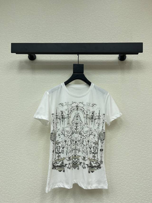 Dio*26 Early Spring New Style Five-Pointed Star Letter Print Short-Sleeve T-Shir