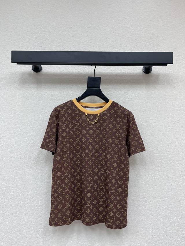 Louis Vuitto*26 Early Spring New Arrival Brown Monogram Letter All-Over Print Sh