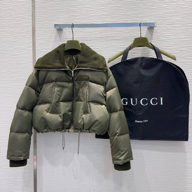 Gucc*2025Fw New down jacket. Made of very high-quality imported high-density jac