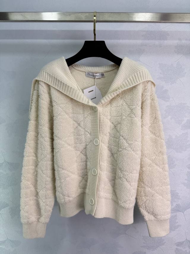 Dio*25 Autumn/Winter New Arrival: Five-pointed star cardigan with sailor collar,