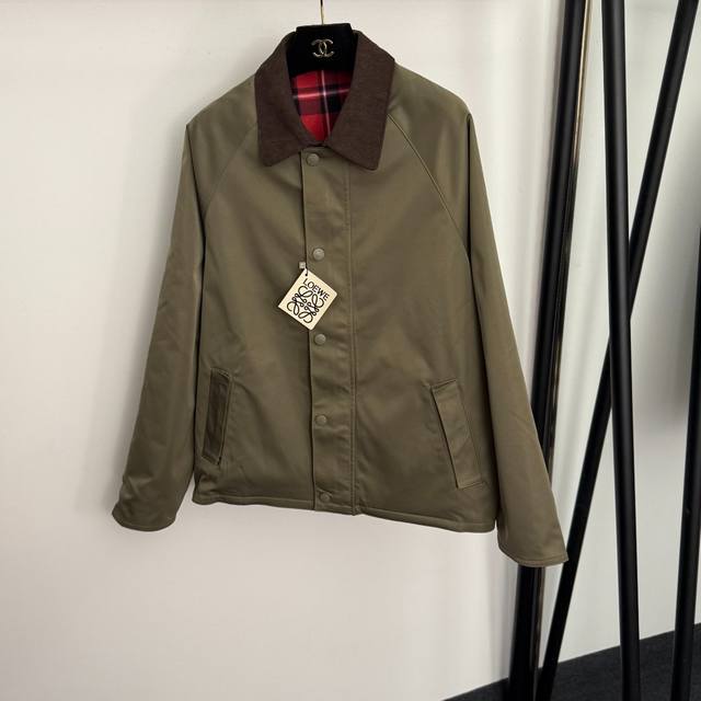 Style No. 20256973 Loew* New Style Corduroy Corduroy Lapel Long-Sleeve Trench C