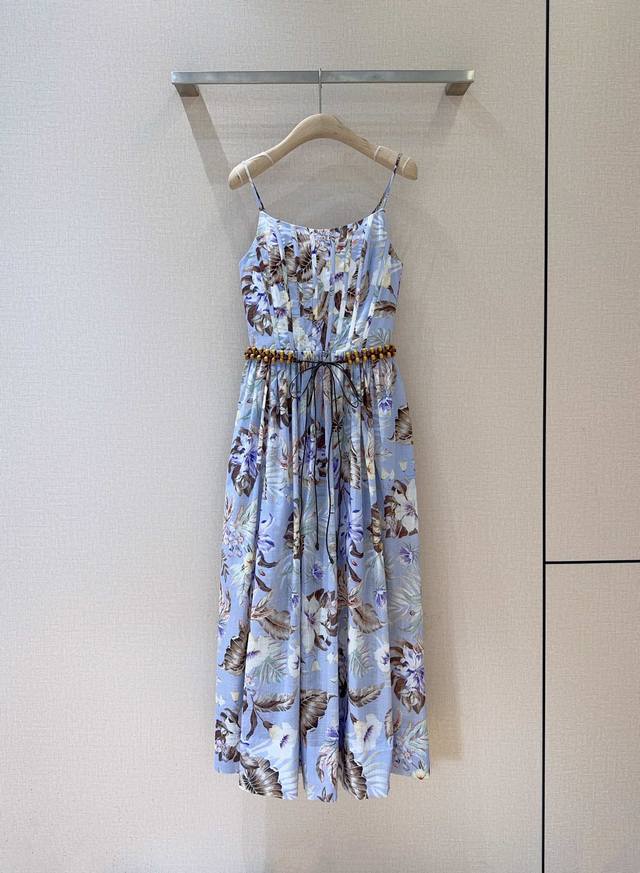 Z*I*M*M New Arrival Recommendation New mid-length slip dress with a cinched wais