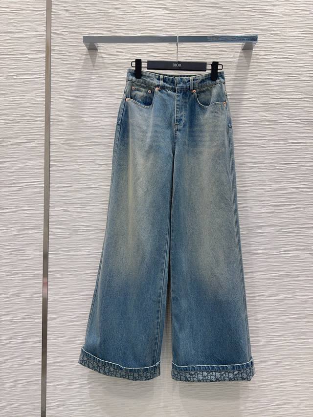 Christian Dio*2025Fw New High-Quality Denim - Super Trendy New Denim with Yeast