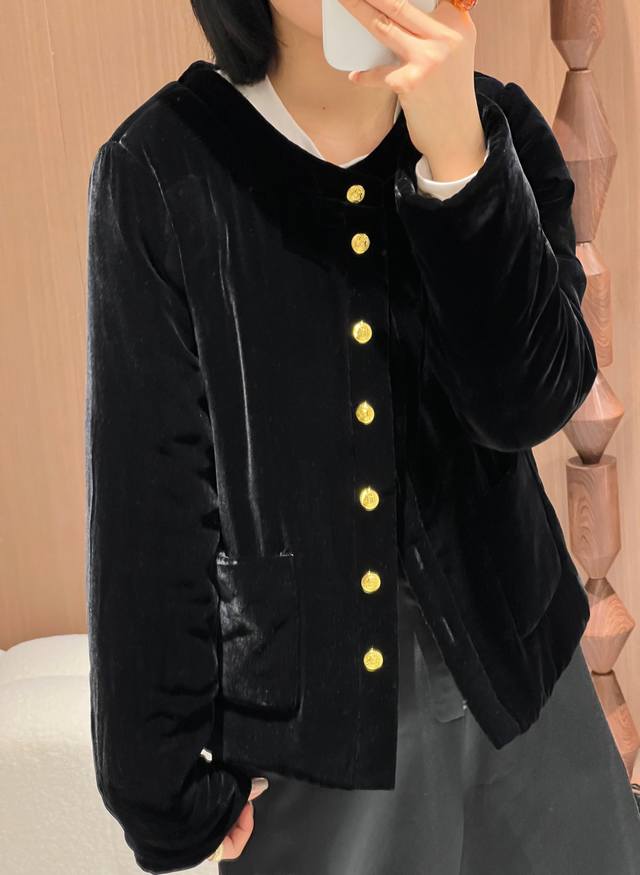 Hot Item New Arrival Silk Velvet Quilted Cotton-padded Jacket Fabric: 100% Silk