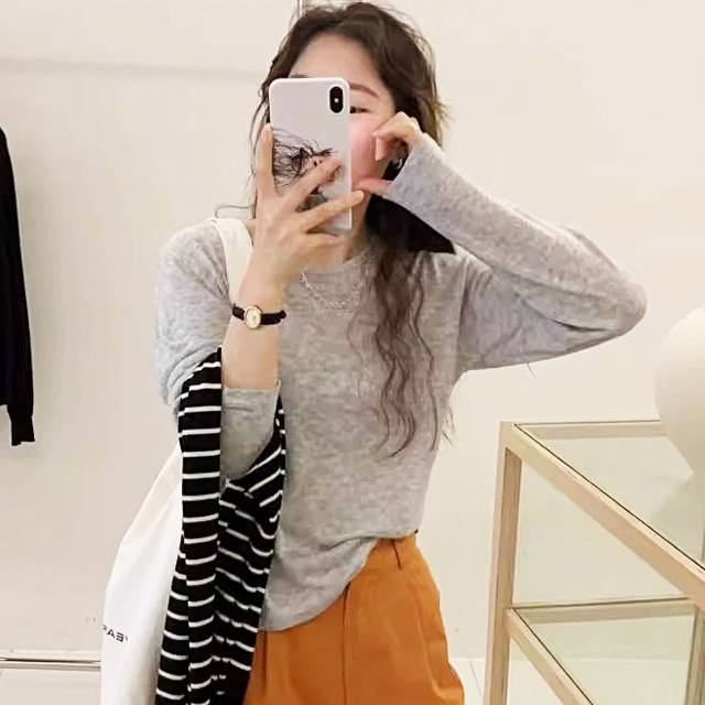 Water-soluble wool base layer sweater, 8 colors DDD