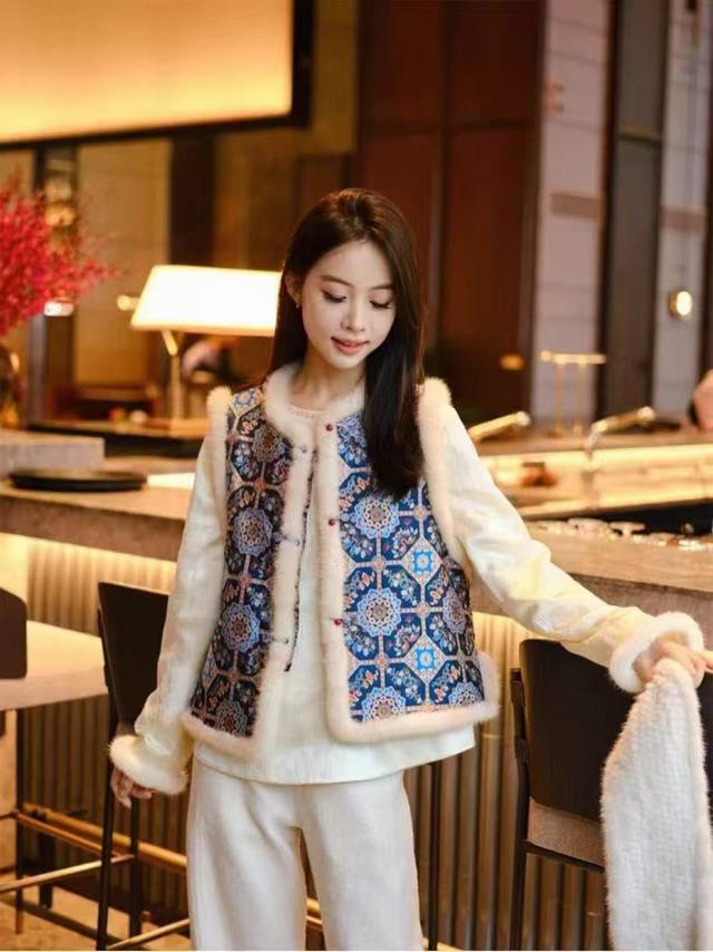 New Chinese Style Retro Vest Women's Clothing Autumn New Improved Cheongsam Tang