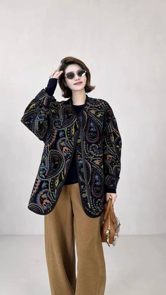 Hot Selling Recommendation: European and American Retro High-End Slimming Jacke