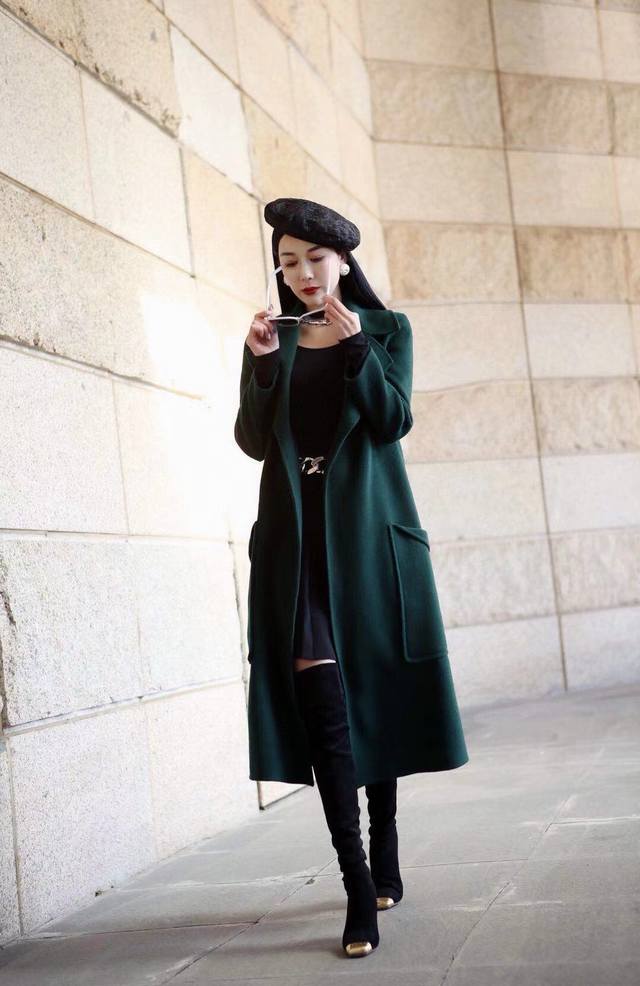 Super popular item, always in stock, large pockets, double-sided cashmere coat,