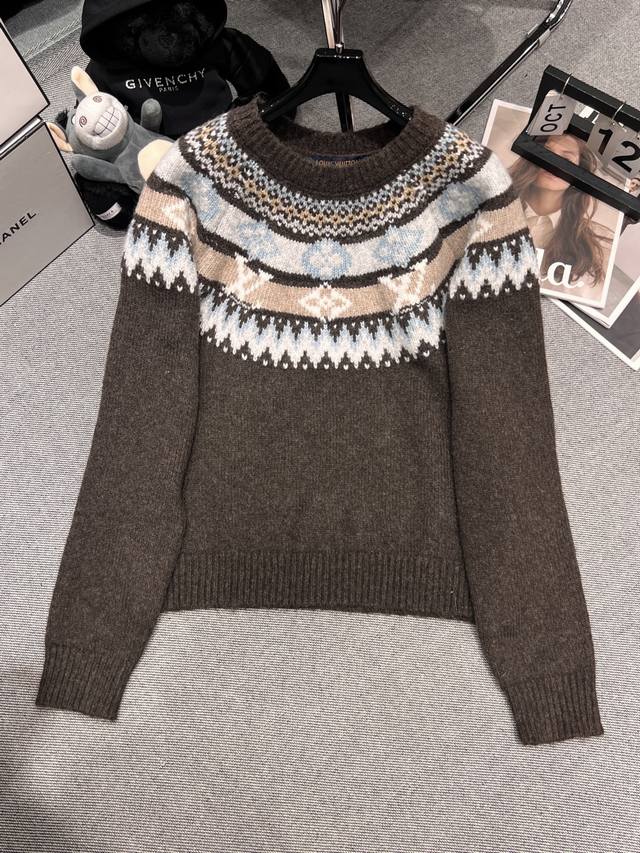 Lv 2025 Autumn/Winter New Wool Top, available on the official website, same styl