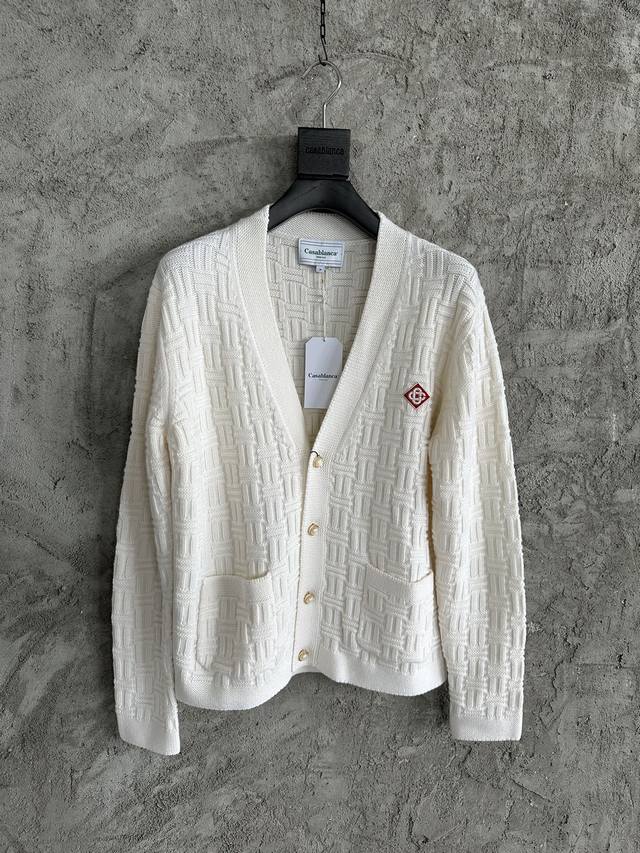 Cass Autumn/Winter 3D Knitted Cardigan Sweater, Custom Made, 100% Pure Wool Fab