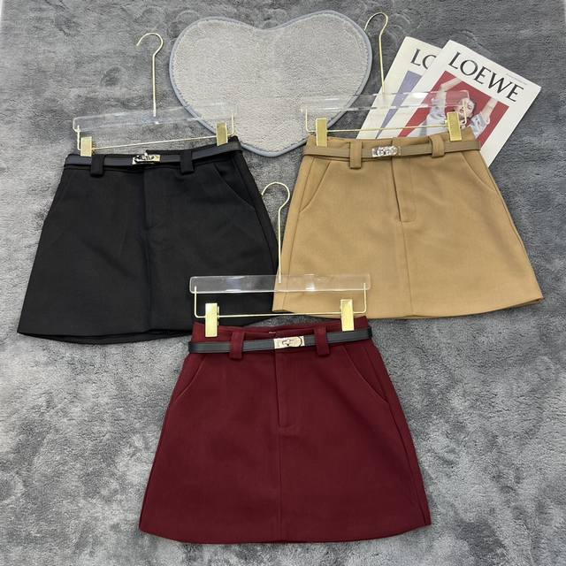 New Design Versatile High-Waisted Skirt Three Colors Smlp DDD